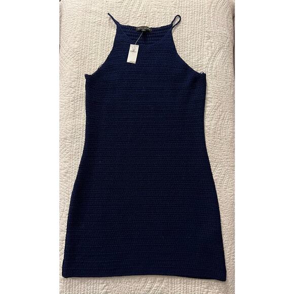 NWT Banana Republic Navy Knitted Dress - Picture 3 of 6
